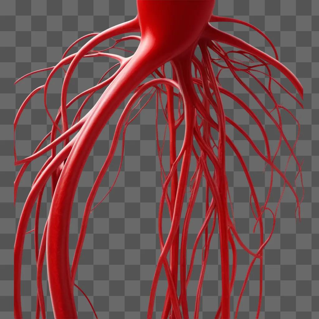 red image of a blood vessel