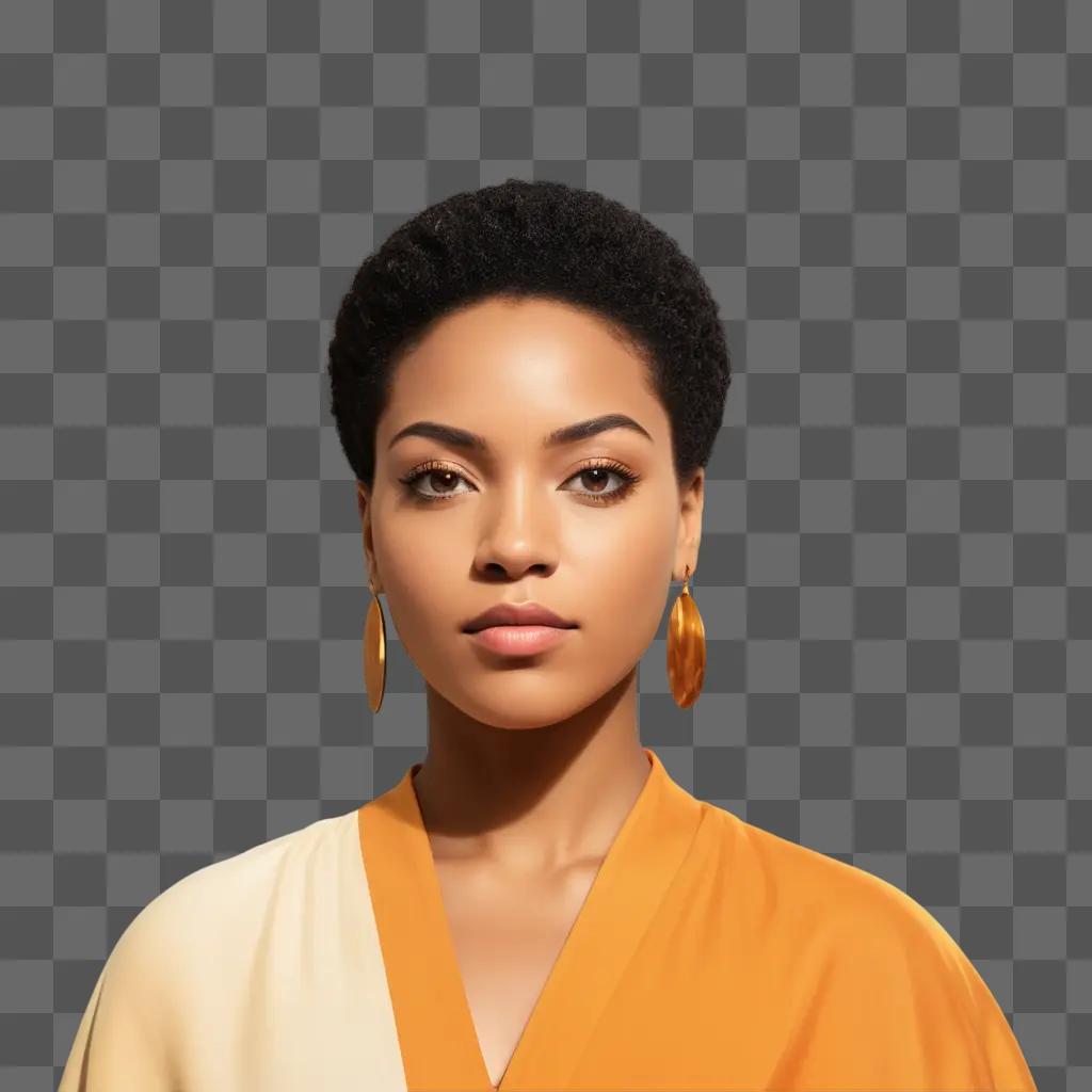 rican American woman with large earrings