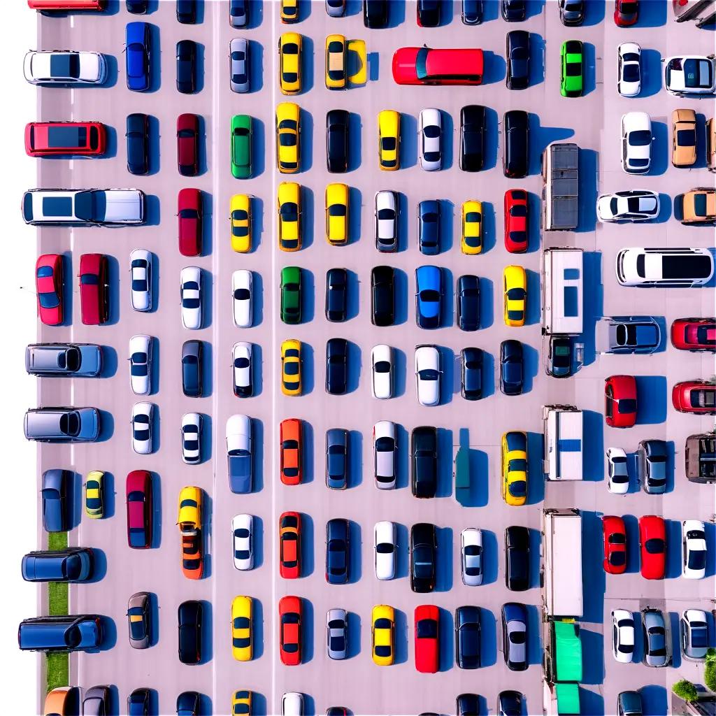 road is lined with many cars parked in a row