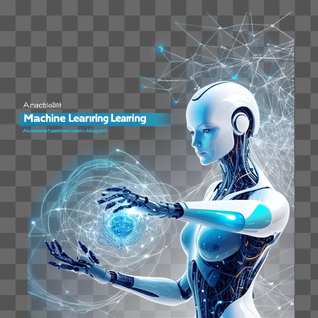 robot is learning with machine learning