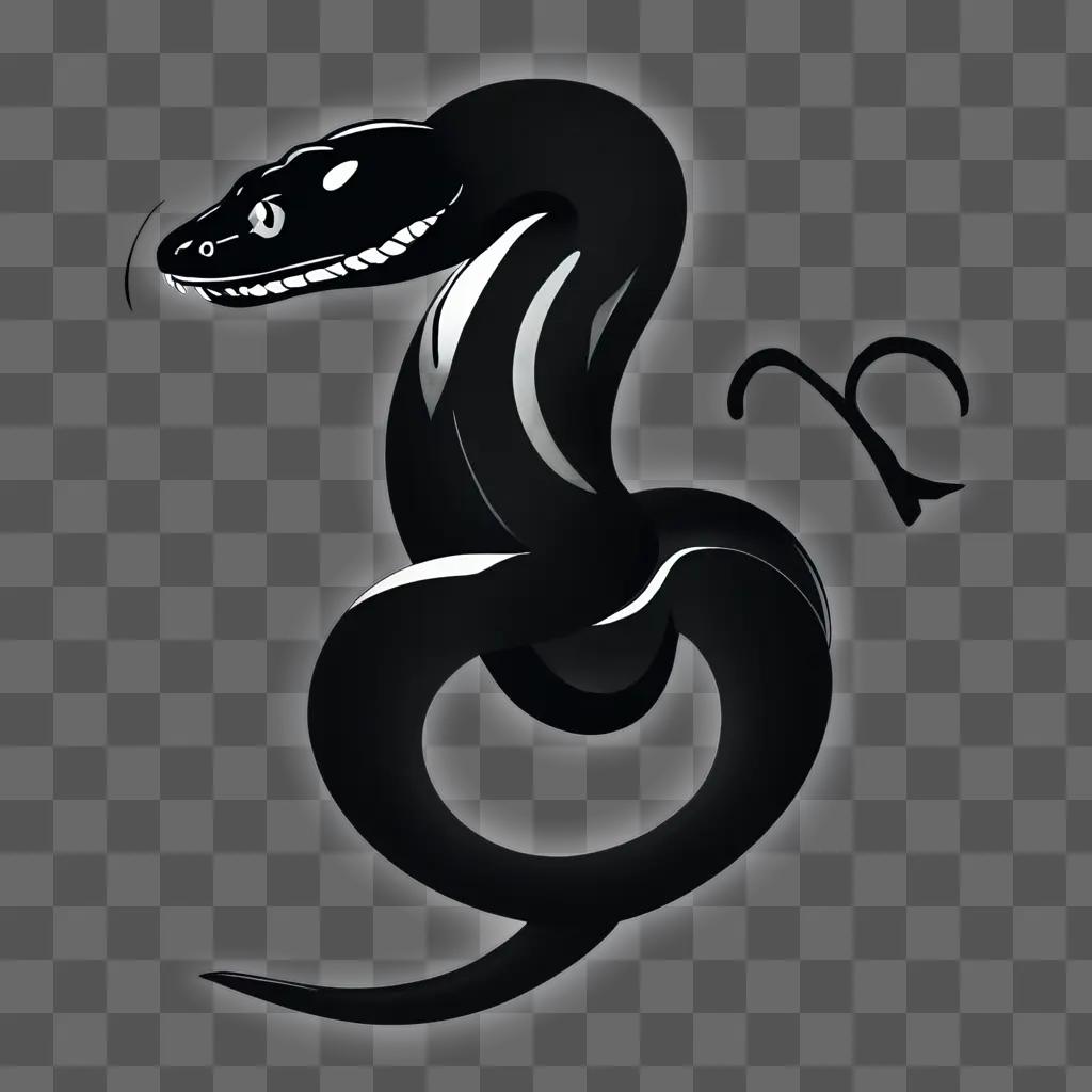 side snake drawing Zodiac sign for Aries