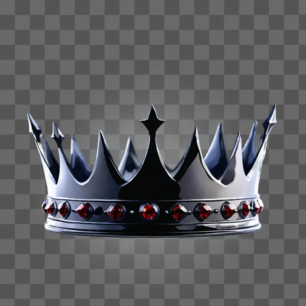 simple crown drawing A shiny crown sits on a white background