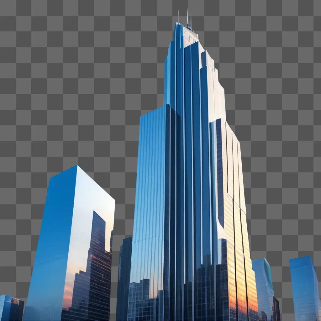 skyscraper in a city skyline