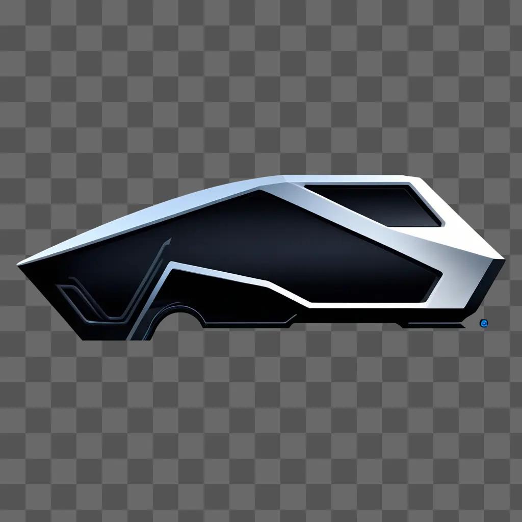 sleek logo for a new vehicle, possibly the Cybertruck