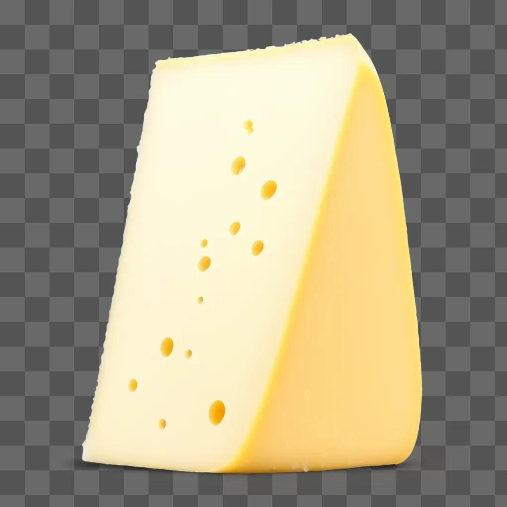 slice of cheese with holes