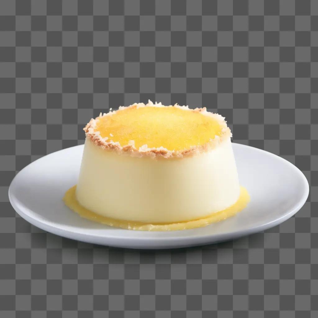 small pastelzinho sits on a plate
