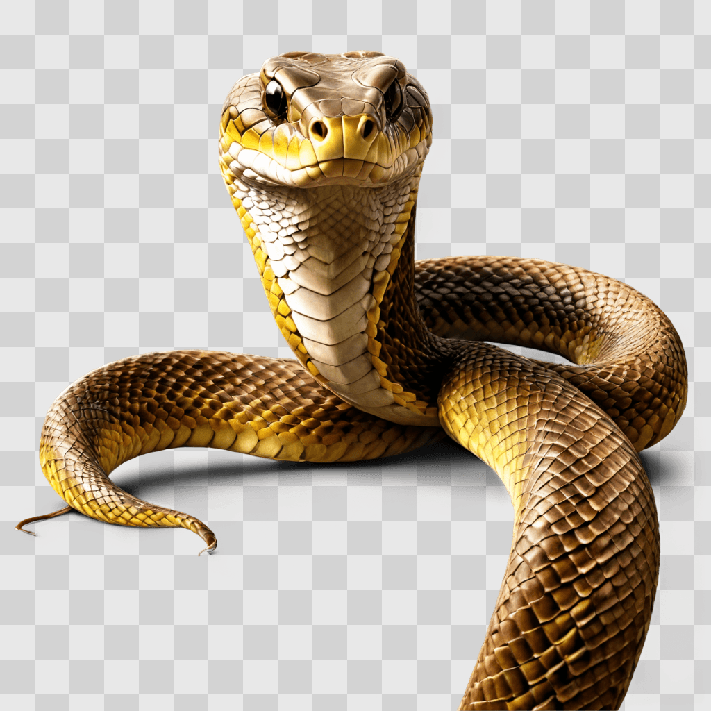 snake drawing realistic A snake with a yellow belly is shown