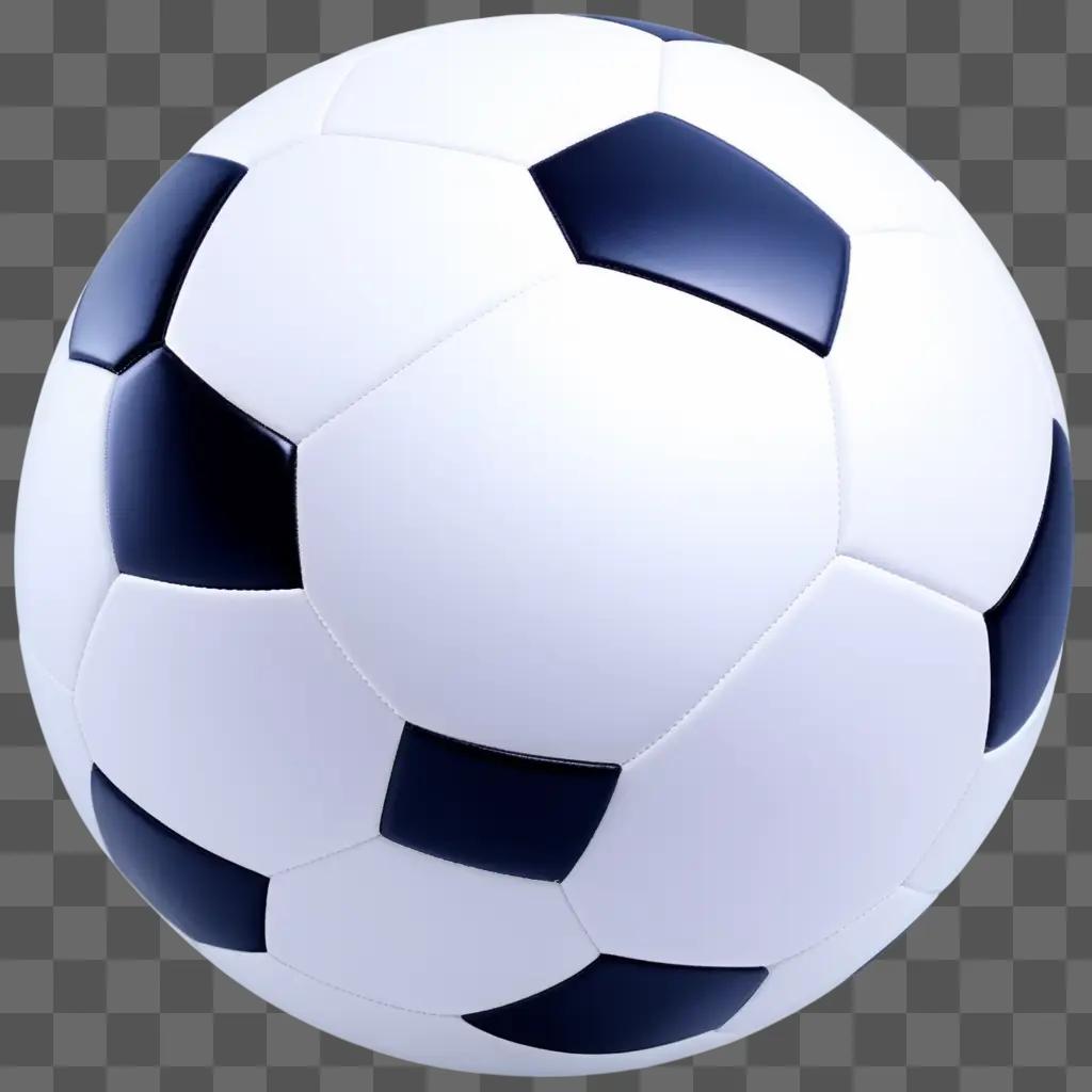 soccer ball in a 3D rendered scene