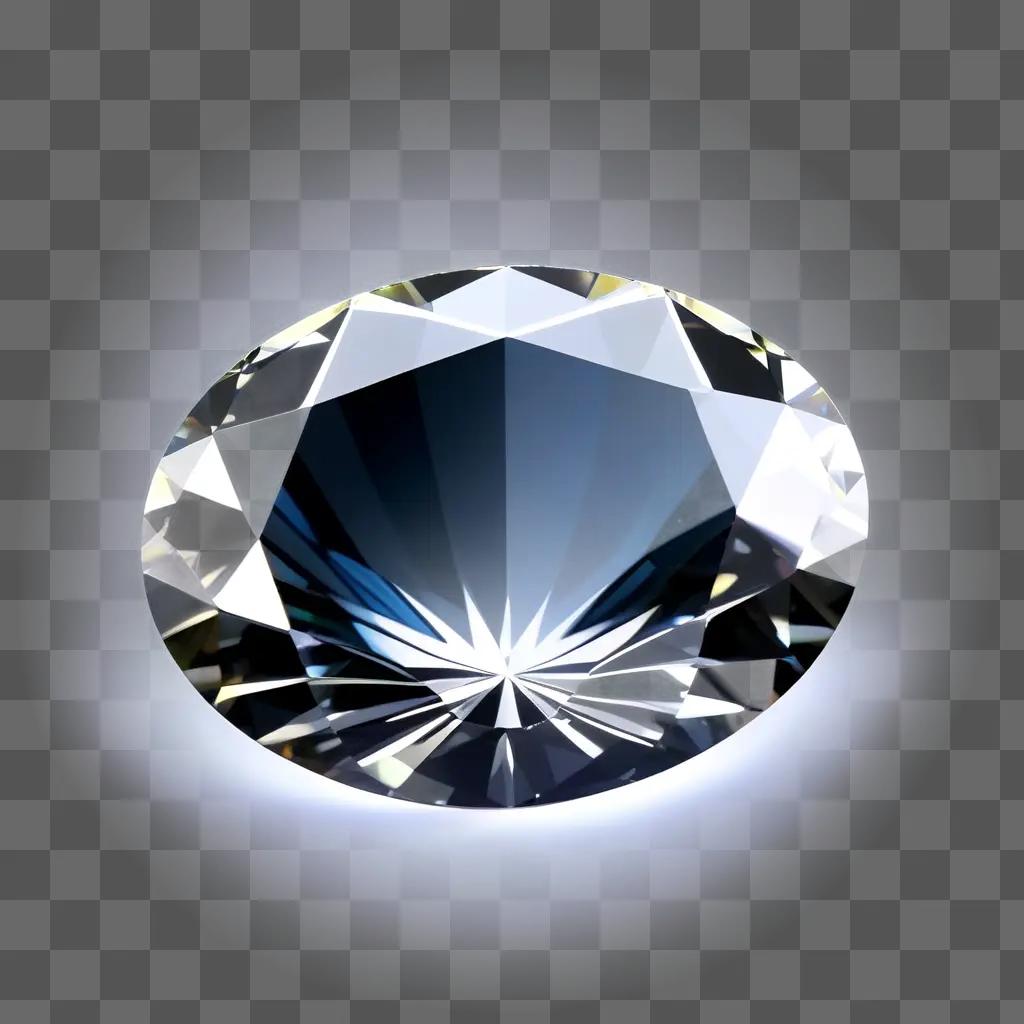 sparkling diamond is transparent