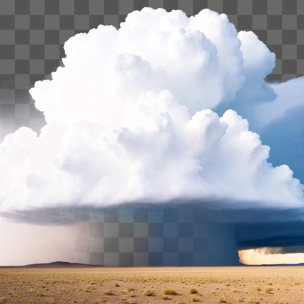 storm clouds over a barren landscape