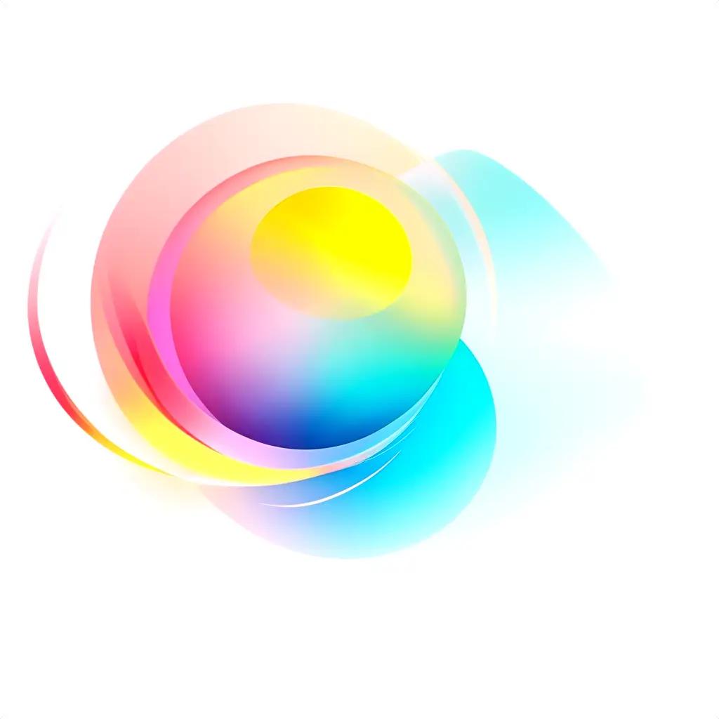 stract art with free aesthetic color gradient