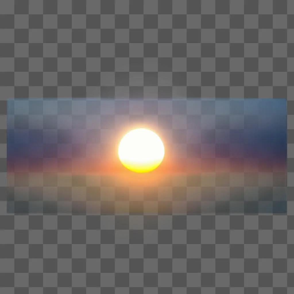 sun glare in a 3d image