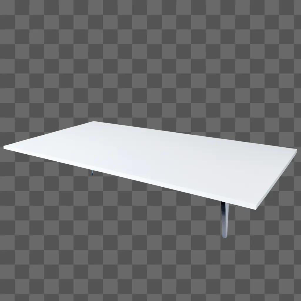 table top is made of white material