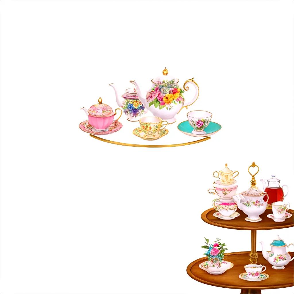 tea party is a gathering of people to share a meal of tea and pastries