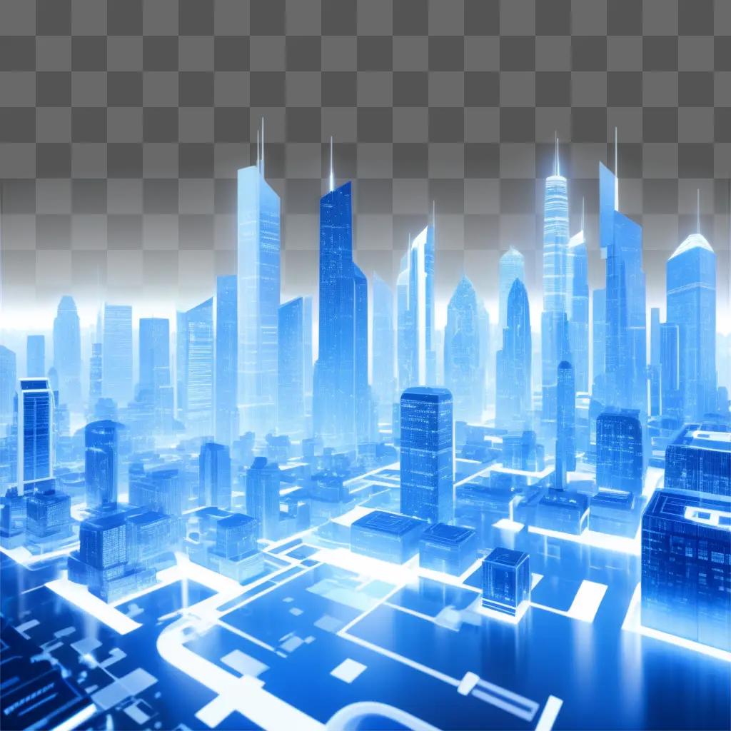 tificial intelligence creates a futuristic cityscape