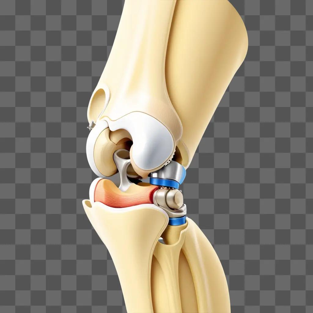 tificial knee joint replacement procedure