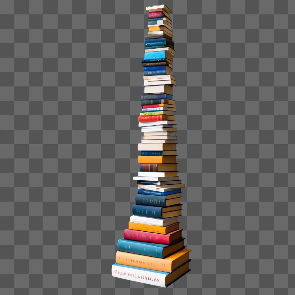 tower of books is a fun way to display them