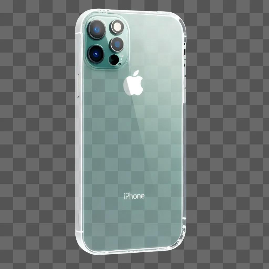 transparent iPhone 15 is shown in the background