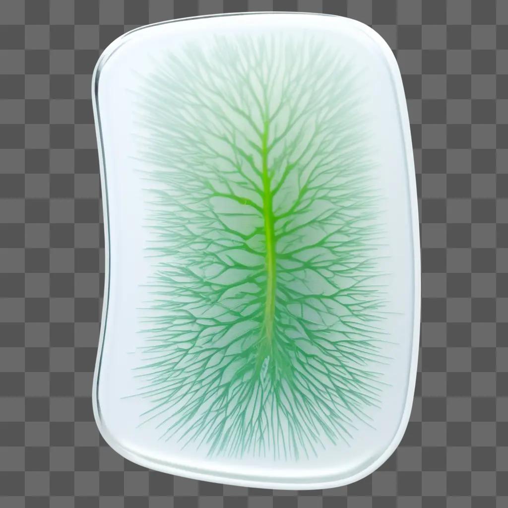 transparent image of a tree trunk