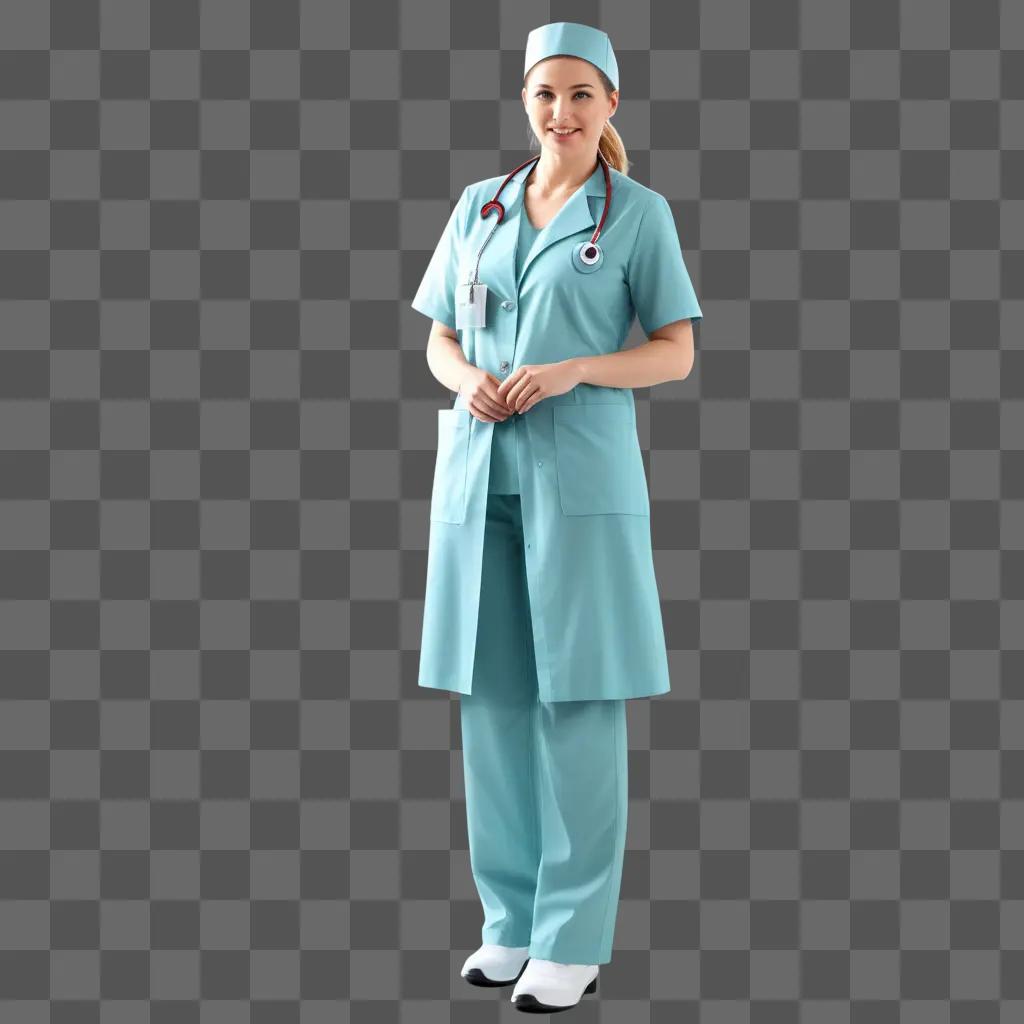 transparent nurse poses for a picture