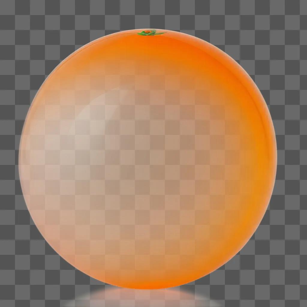 transparent orange on a light background