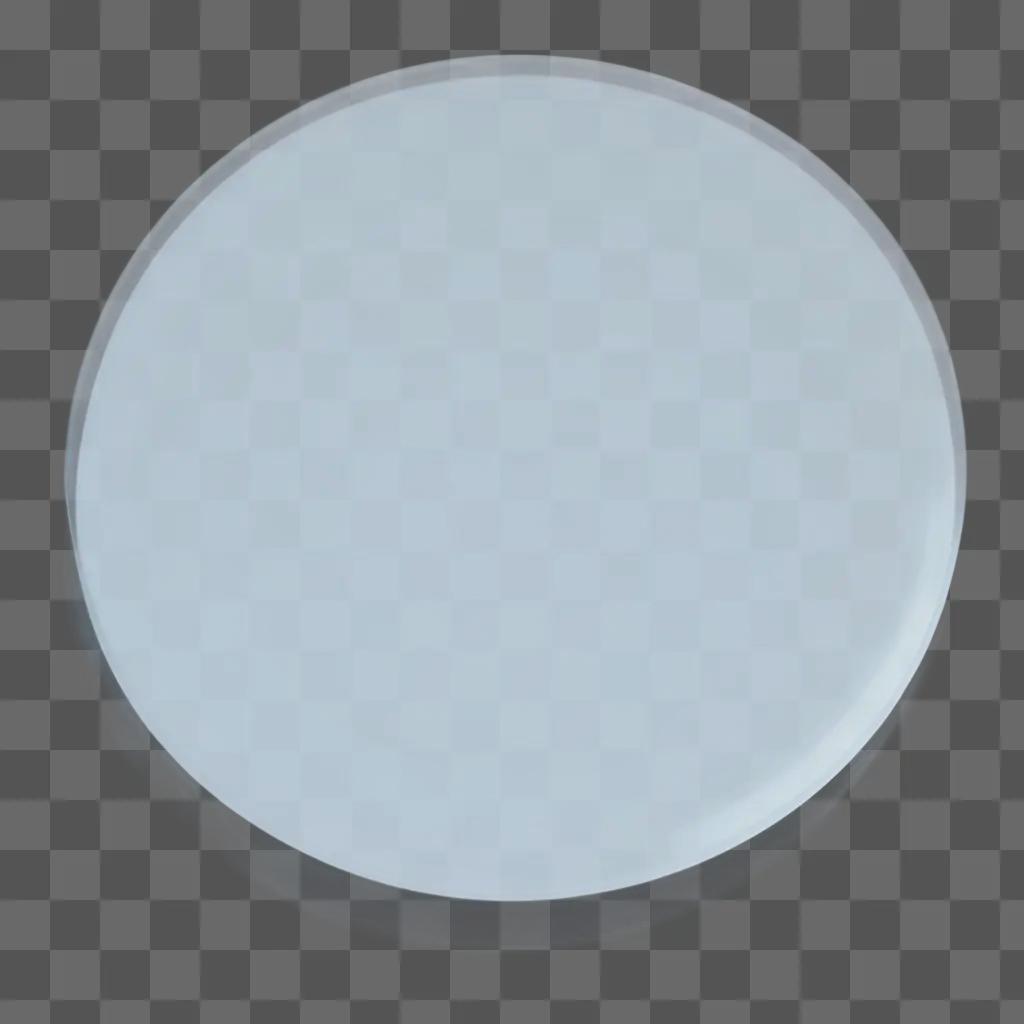 transparent plaid circle on a white background