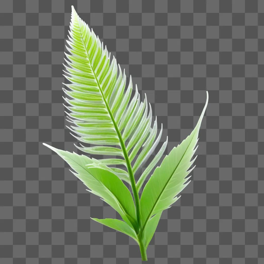 transparent plant with a light background