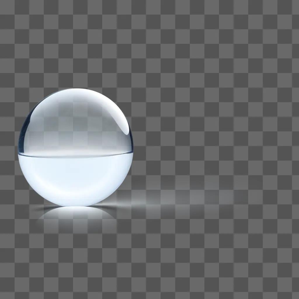 透明なガラス表面の透明な裂け目