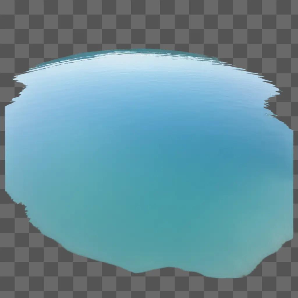 transparent watery background with a tiny island