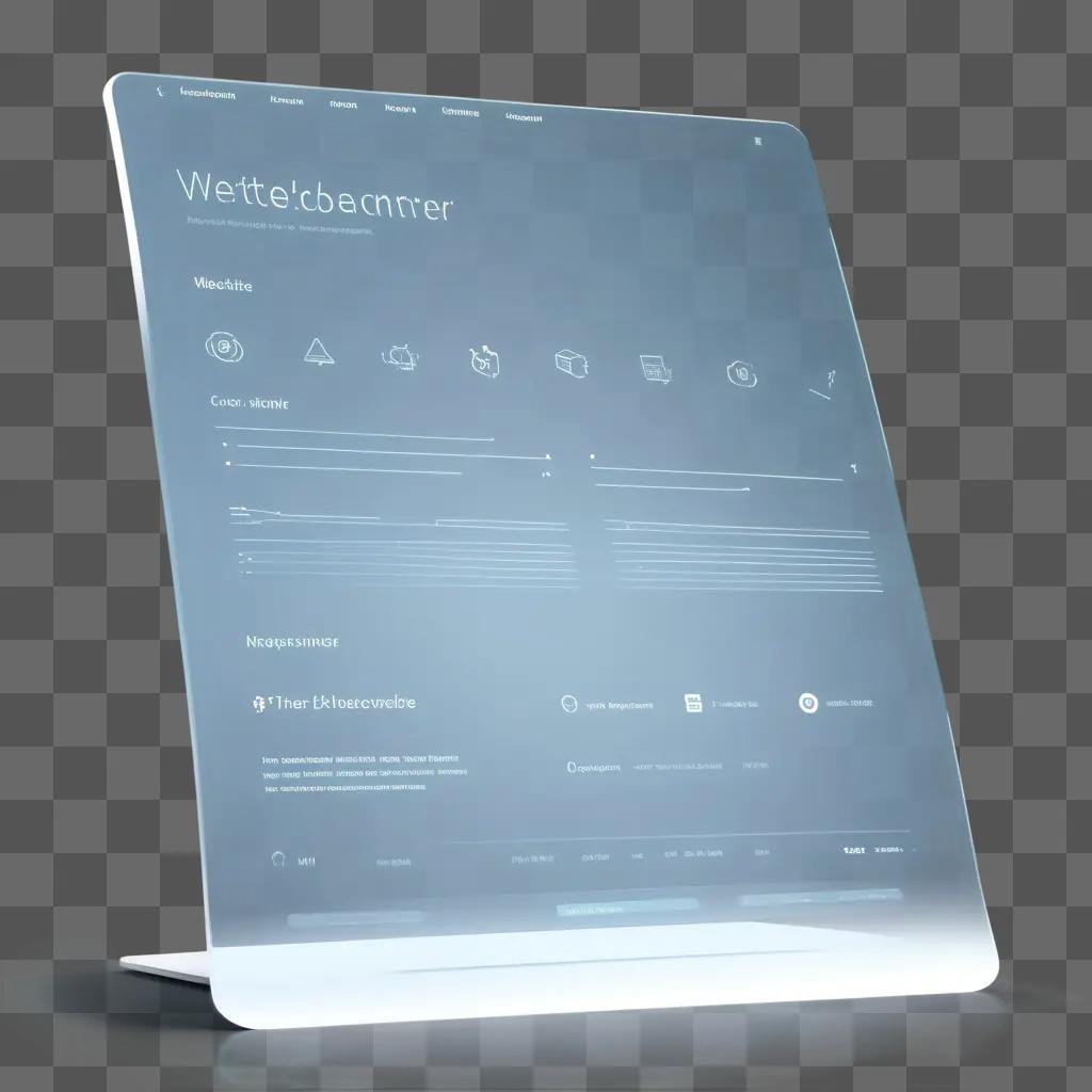 transparent website for the Weitebacher