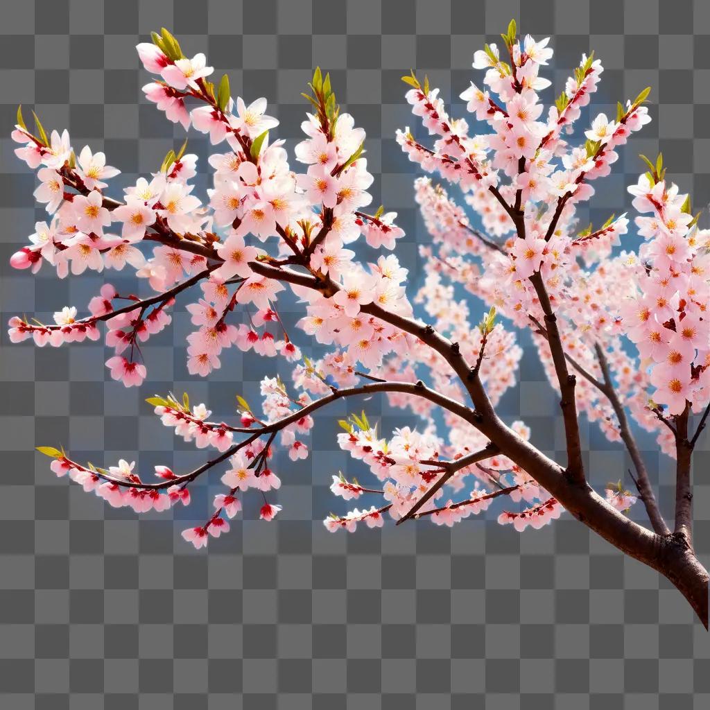 tree blossoms with pink flowers in the spring