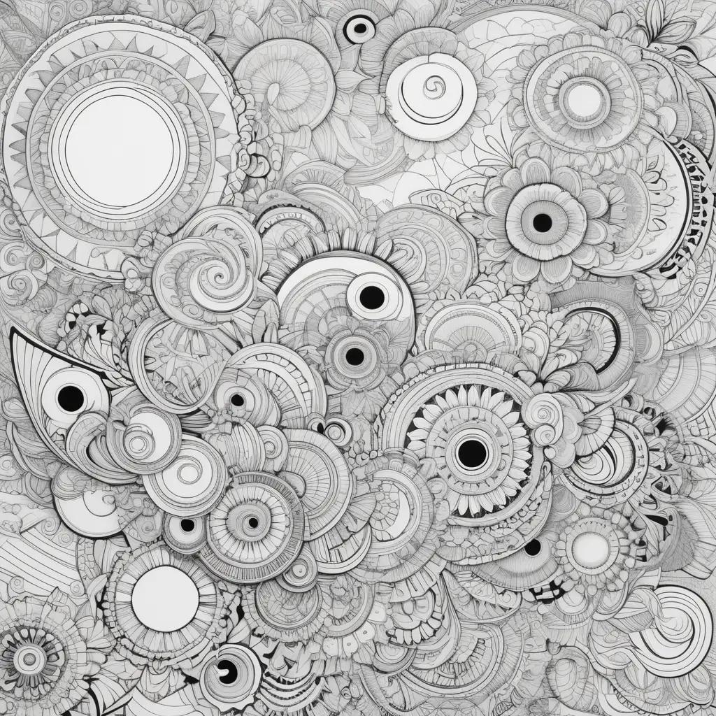 trippy coloring pages for adults