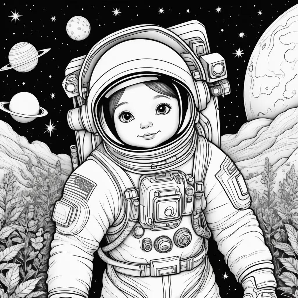 tronaut coloring pages for kids to color