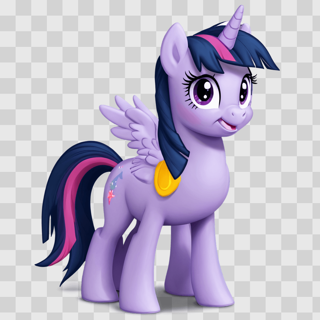 twilight sparkle A purple pony with a gold coin on its side