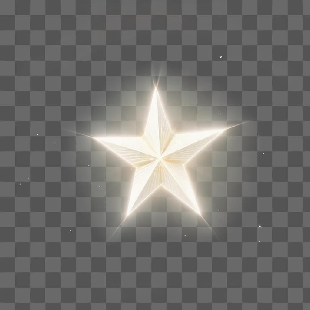 twinkling star against a pink background