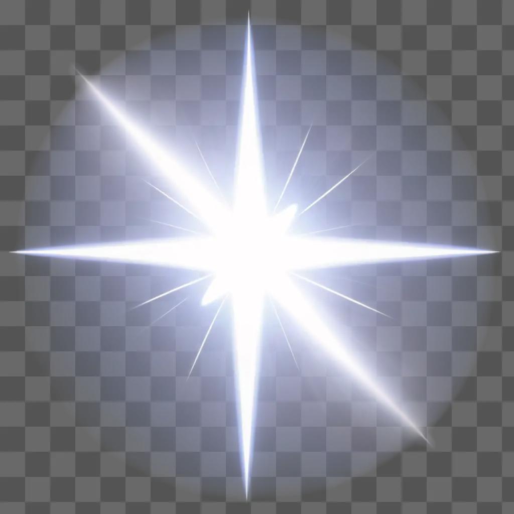 twinkling star on a purple background