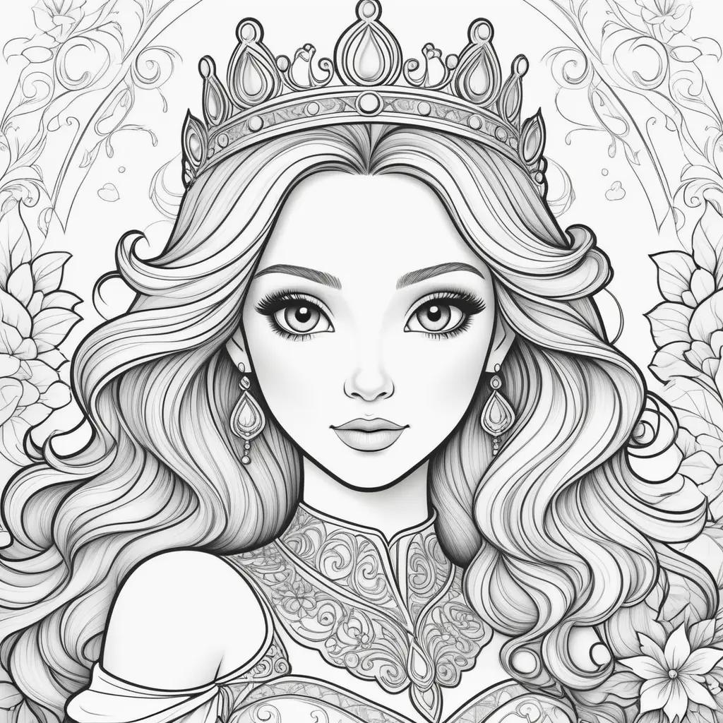 ult Coloring Book: Princess Coloring Pages