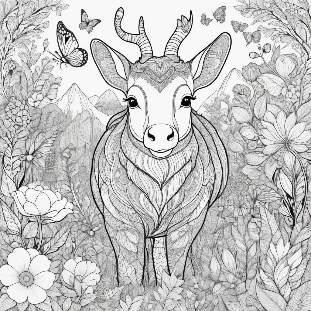 ult Coloring Page: A Coloring Book with Coloring Pages Animals