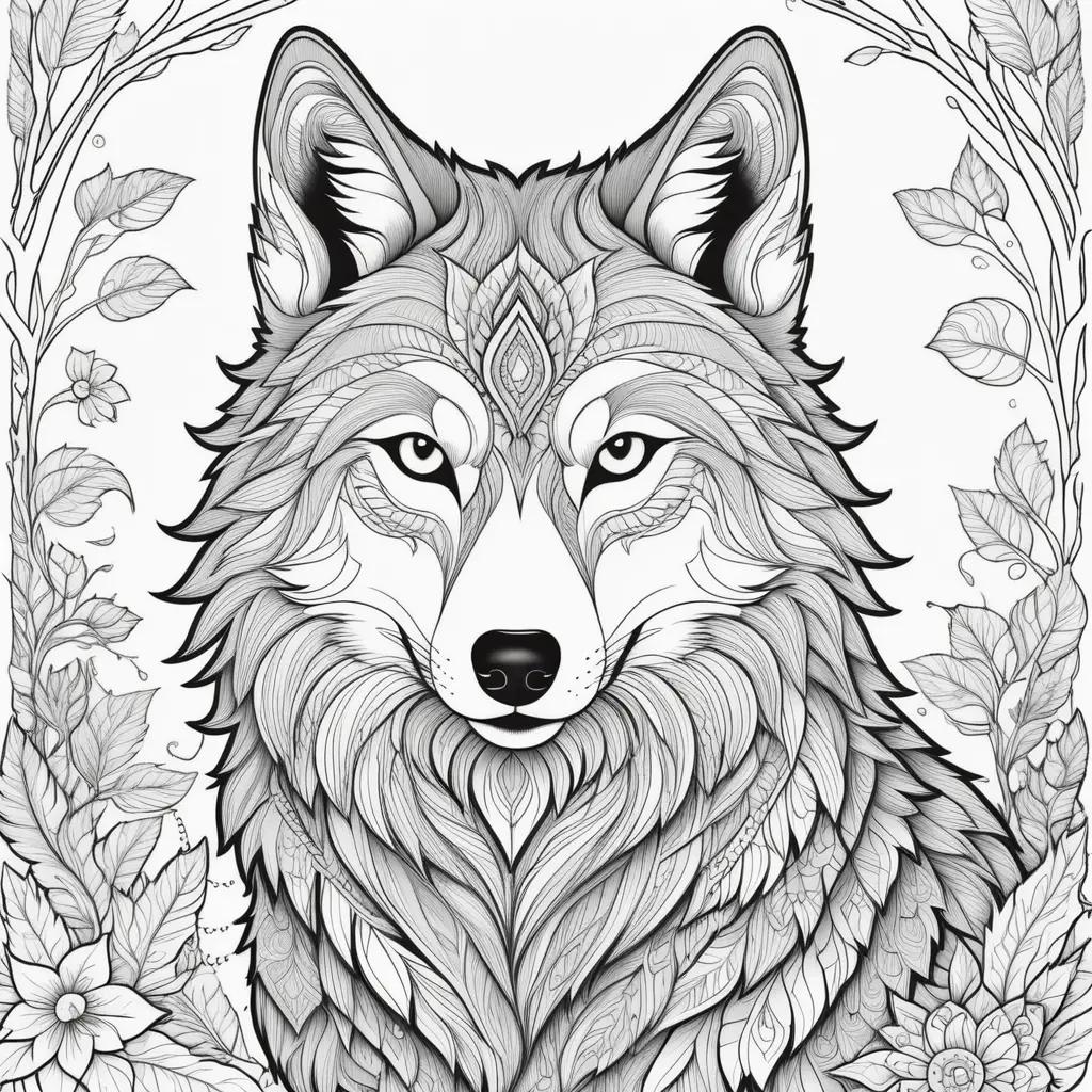 ult Coloring Pages: Wolf Coloring Page