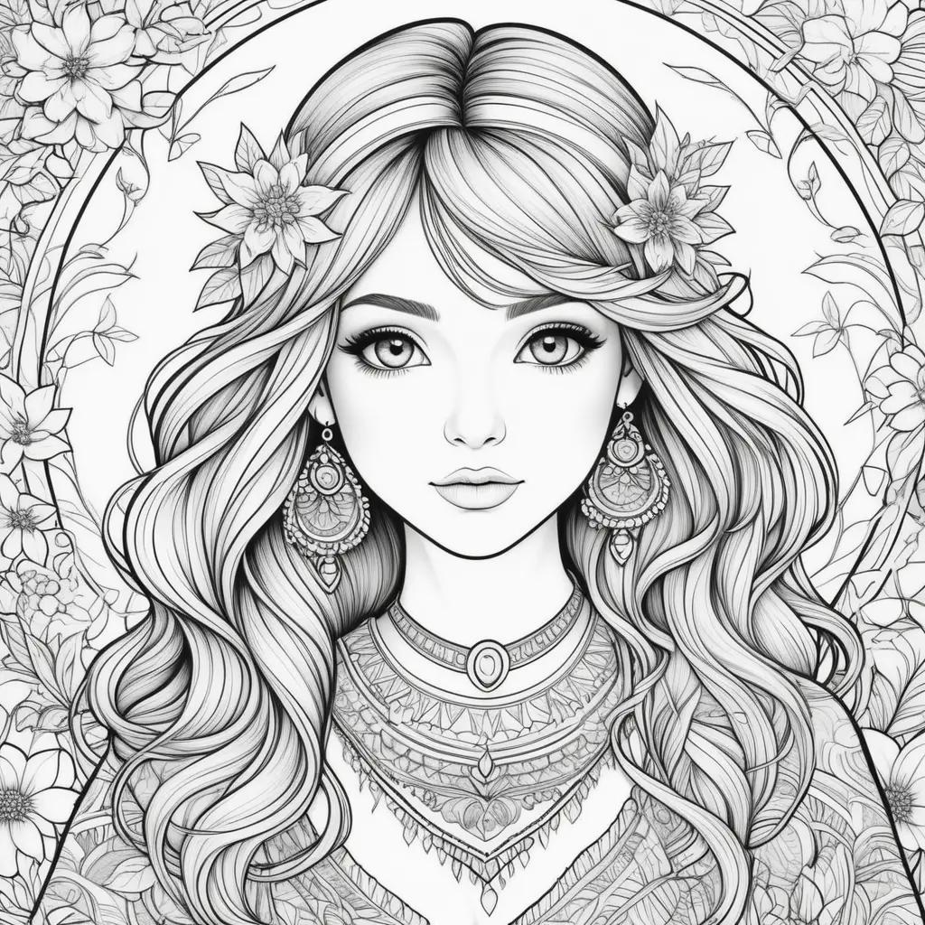 ult Coloring Pages for Girls: Coloring Book for Women