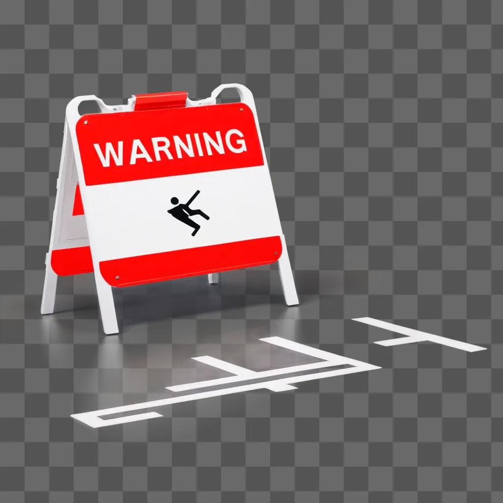 滑りやすい路面を警告する警告サイン