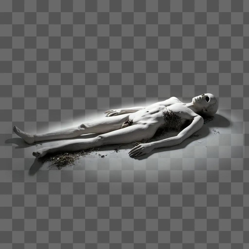 white body lying on the ground