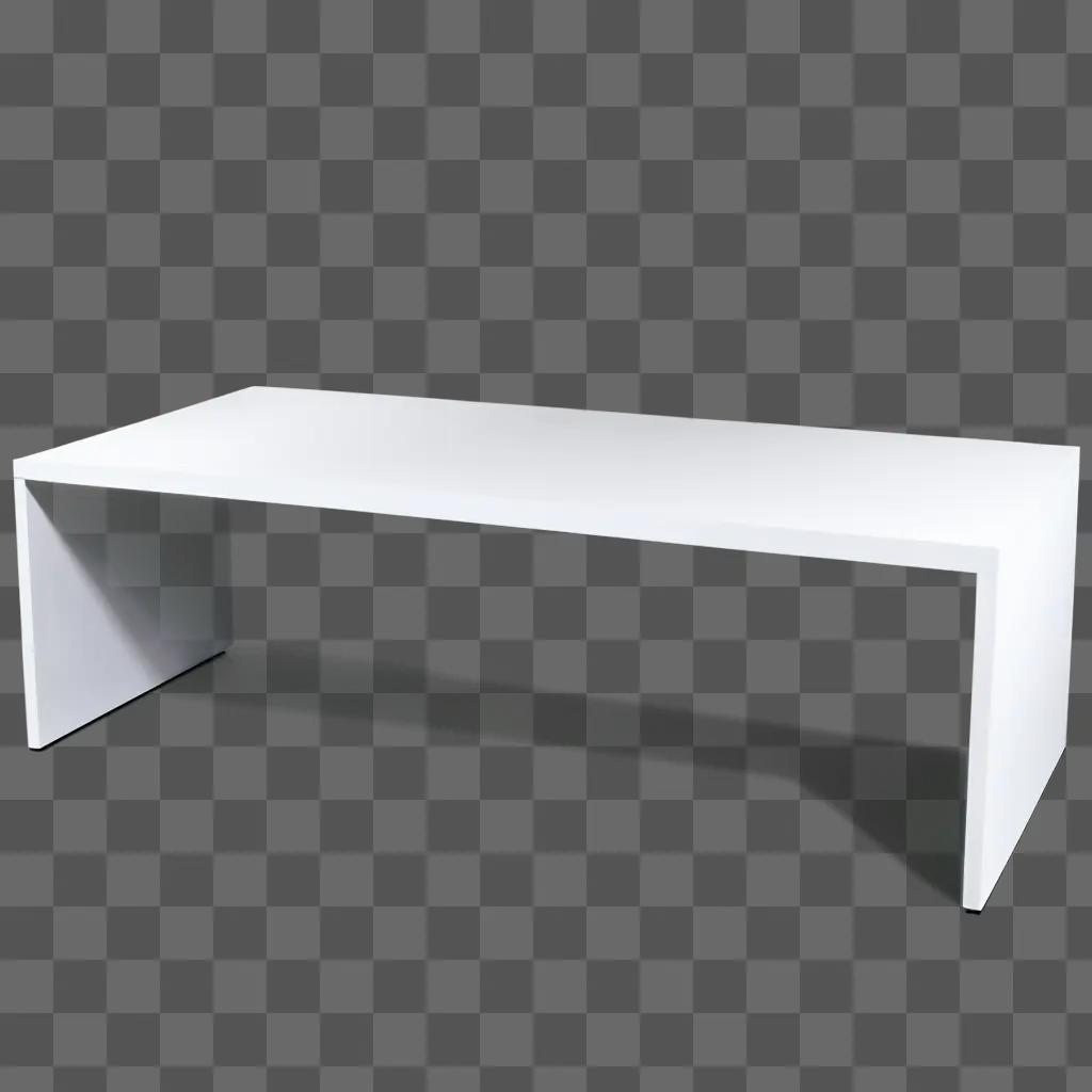 white counter is shown against a grey background