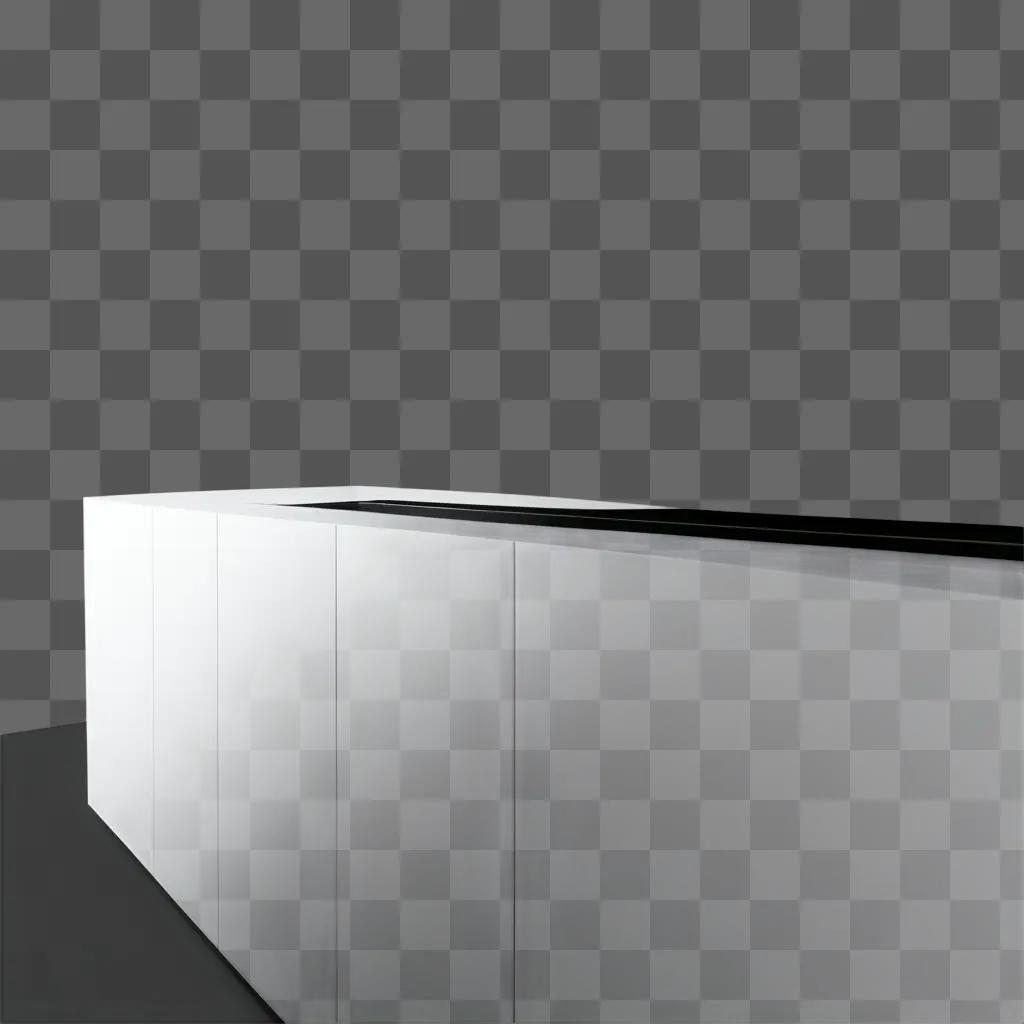 white countertop with black lines