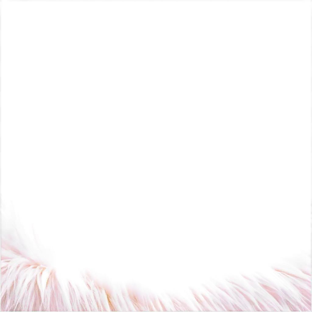 white fur texture on a white background