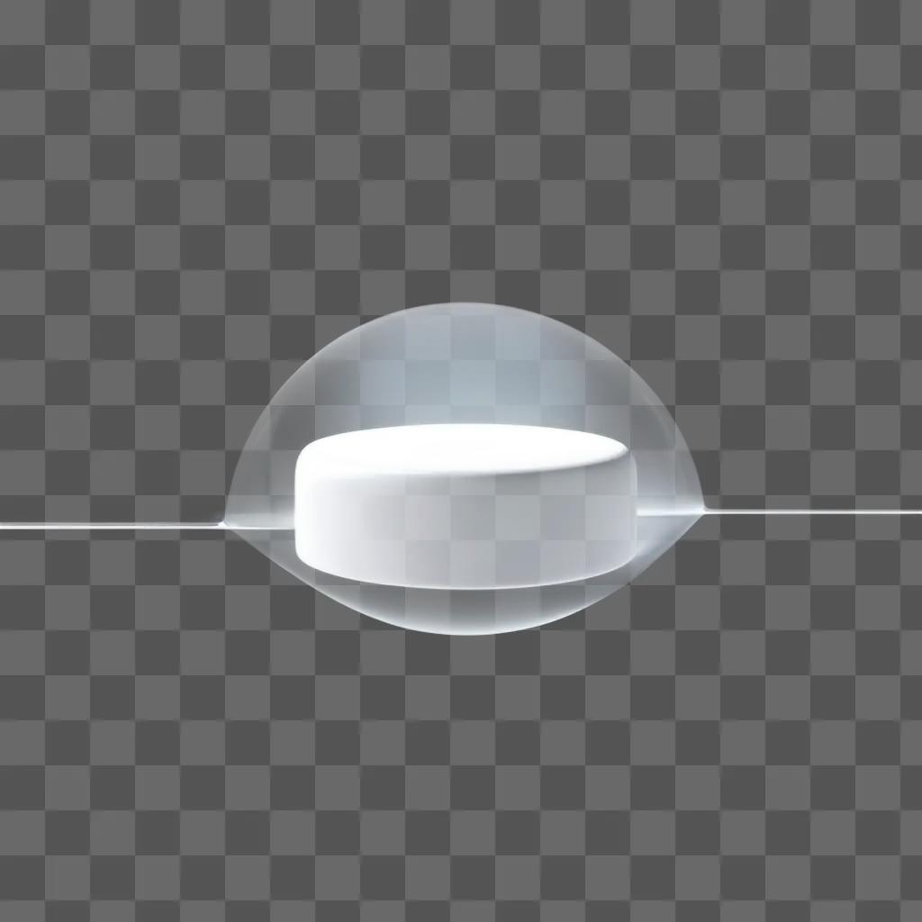 white knob is shown against a transparent background