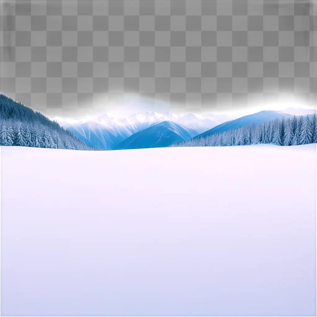 white snowy landscape with no visible text or objects