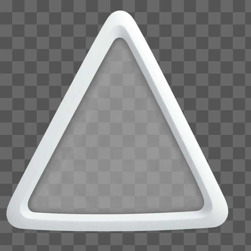 white triangle is displayed in a PNG format