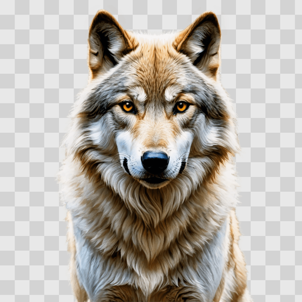 wolf drawing realistic A wolf stares at the camera