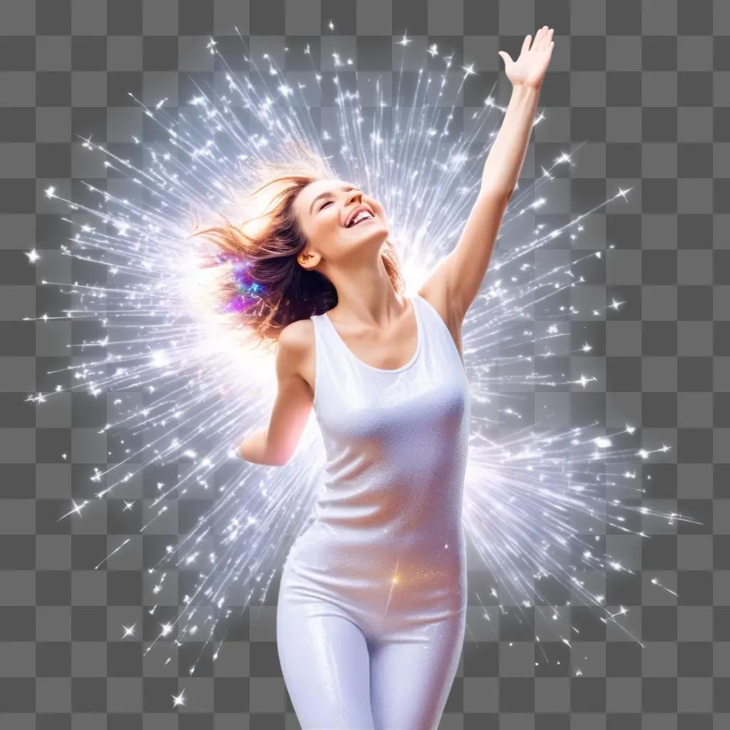 woman is in a free sparkle image